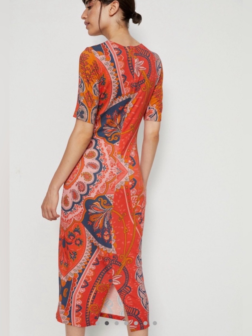 Farm Rio for Anthropologie Giannina Knit Midi Dress / XS - Picture 3 of 9